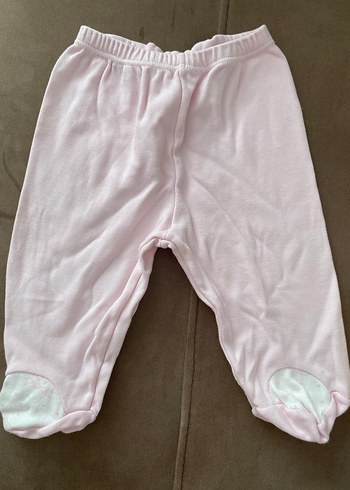 Kız Bebek Sarı ve Pudra Basic Pantolon - Görsel 2