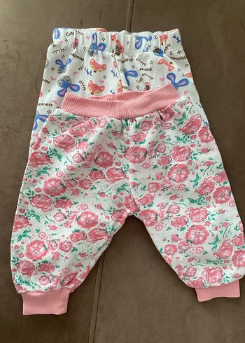 Kız Çocuk Renkli Desenli Rahat Pantolon - Görsel 2