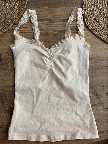 Bershka Butteryellow Dantelli Crop Atlet