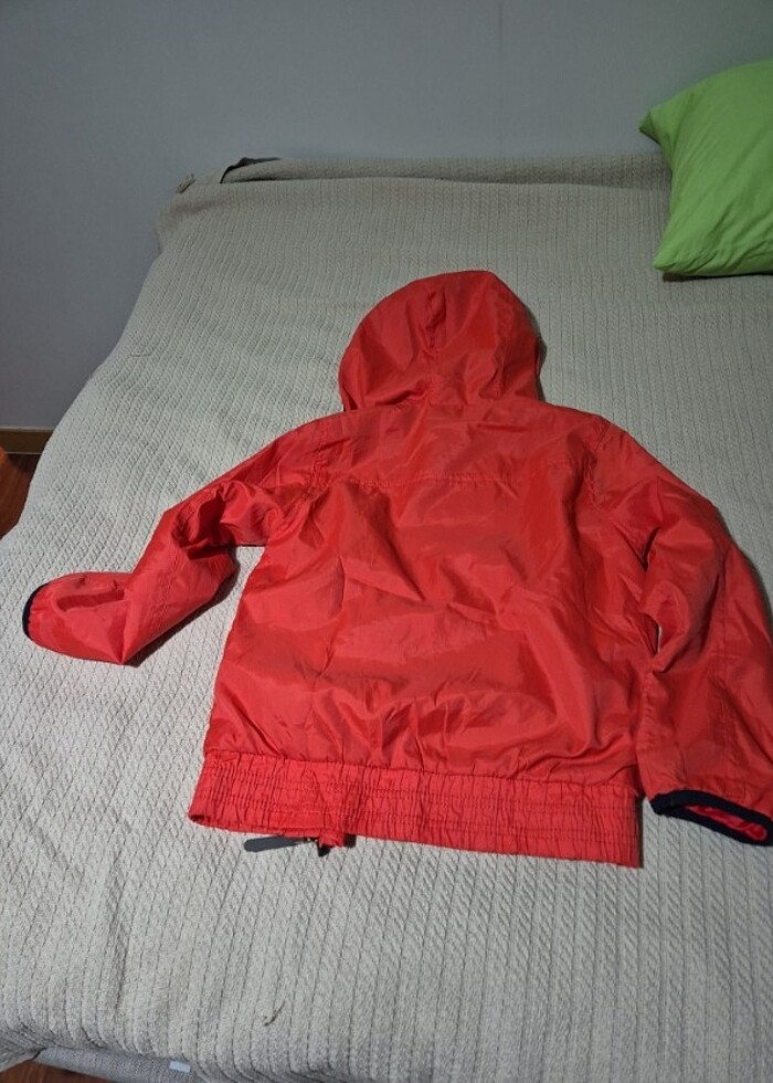 Erkek Çocuk Kapüşonlu İnce Mont - Görsel 5