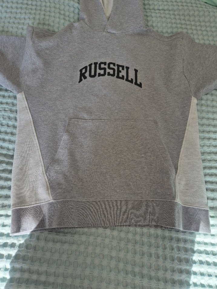 Gri Kapüşonlu Zaral Sweatshirt - Görsel 4