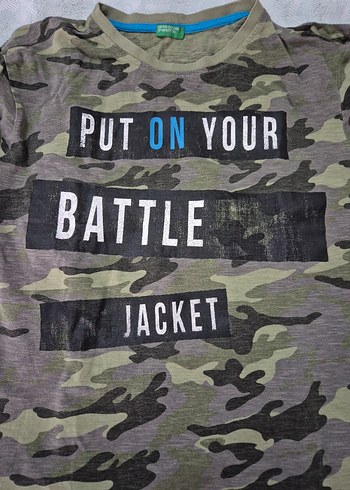 Erkek Çocuk Kamuflaj Desenli Uzun Kollu Sweatshirt - Görsel 2