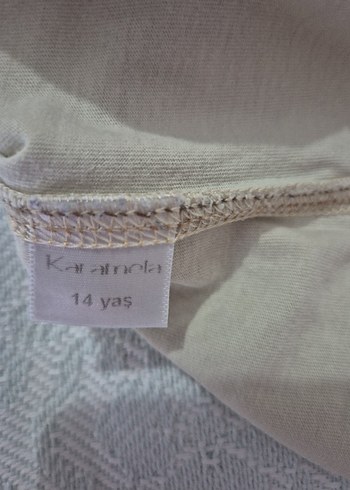 Bej Baskılı Uzun Kollu Erkek Çocuk Tişörtü - Görsel 5