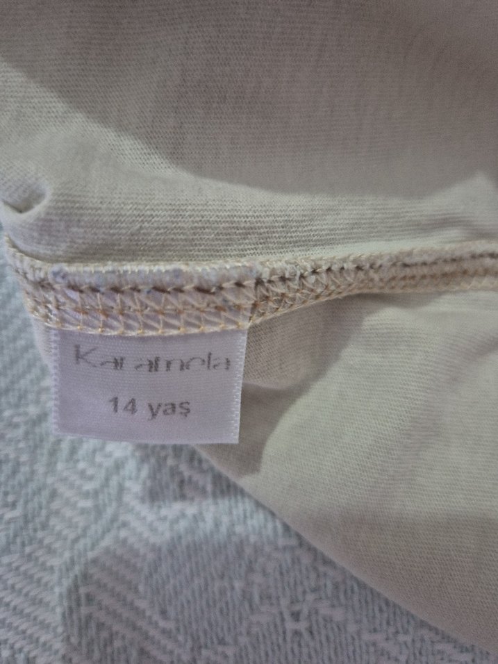 Bej Baskılı Uzun Kollu Erkek Çocuk Tişörtü - Görsel 5