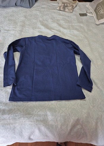 Erkek Çocuk Lacivert Baskılı Uzun Kollu Tişört - Görsel 4