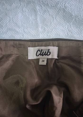 Kadın Koyu Yeşil Pilili Etek - Görsel 6