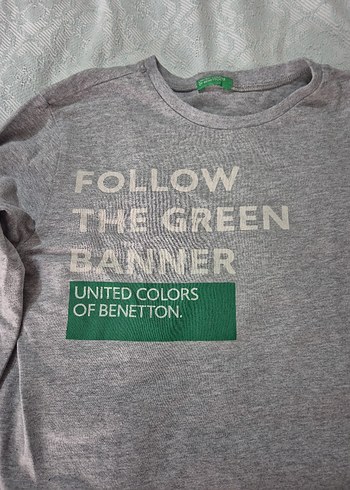 Gri Erkek Çocuk Uzun Kollu Pamuklu Tişört - Görsel 2