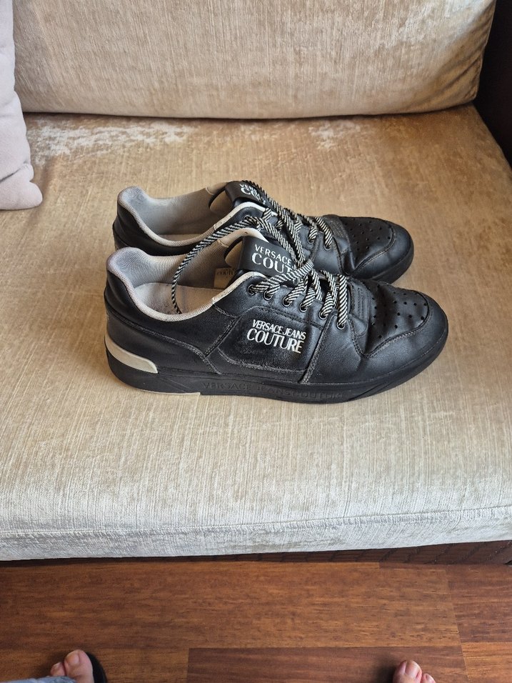 Orijinal Versace Siyah Erkek Casual Ayakkabı - Görsel 4