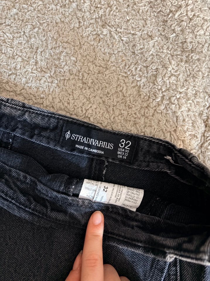 Gri Kot Şort Etek - Görsel 5