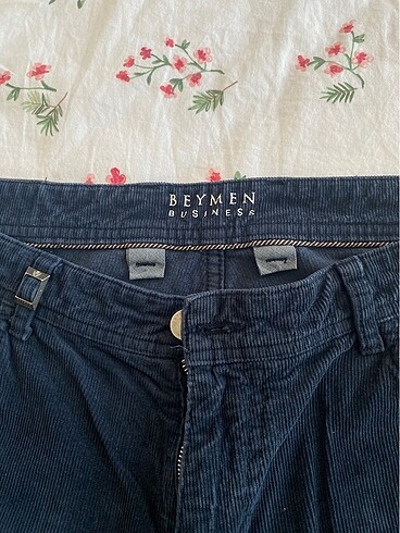 34 Beden lacivert Renk Beymen business kadife pantolon