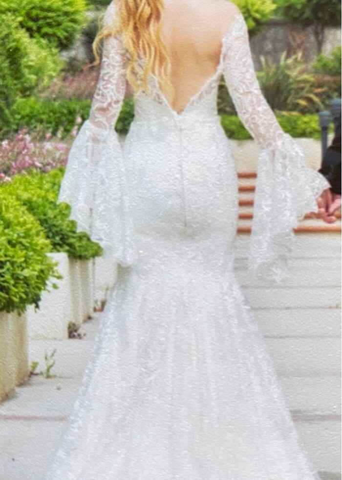 Balık model gelinlik - Görsel 4