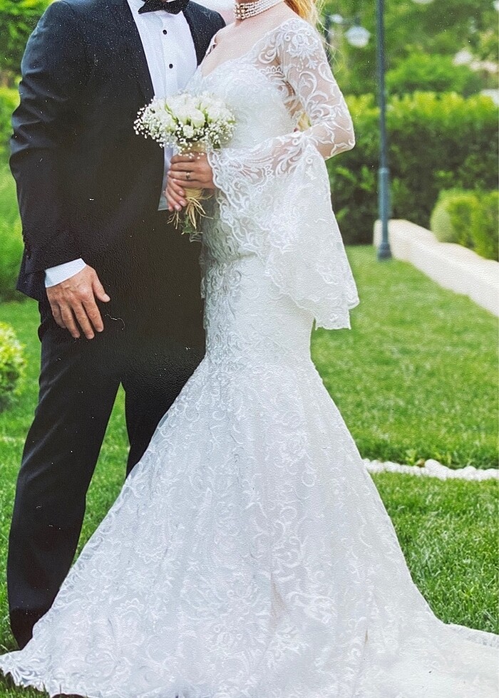 Balık model gelinlik - Görsel 5