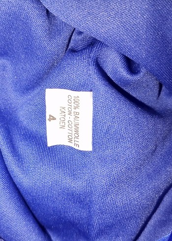 Mavi Payetli Tüllü Kız Çocuk Elbisesi - Görsel 5