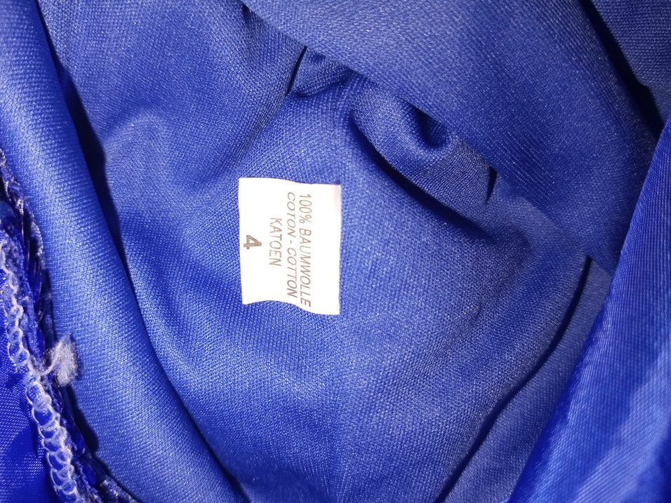 Mavi Payetli Tüllü Kız Çocuk Elbisesi - Görsel 3