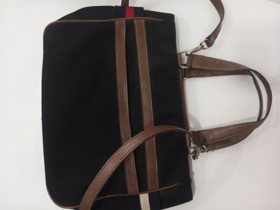 Kahverengi Baskılı Deri Kadın Çanta - Görsel 4