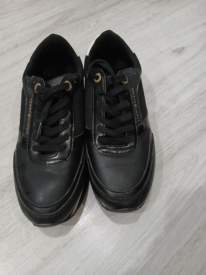 Tommy Hilfiger Siyah Kadın Dolgu Topuklu Spor Ayakkabı - Görsel 5