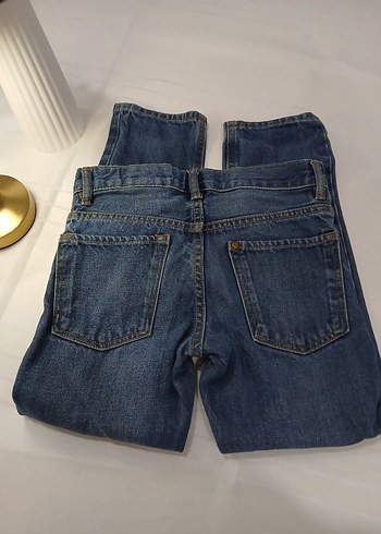 Erkek Çocuk Lacivert Kemerli Denim Pantolon - Görsel 3
