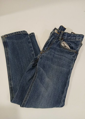 Erkek Çocuk Lacivert Kemerli Denim Pantolon - Görsel 6