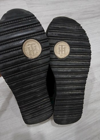 Siyah Dolgu Topuklu Bağcıklı Kadın Spor Ayakkabı - Görsel 5