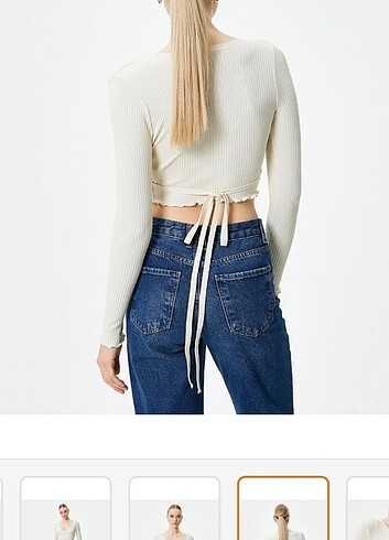 l Beden Koton fitilli crop