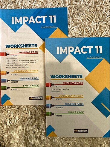 IMPACT 11. sınıf worksheets