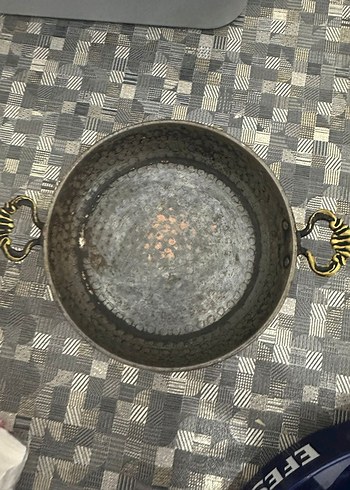 Gri Kulplu Metal Tencere - Görsel 3