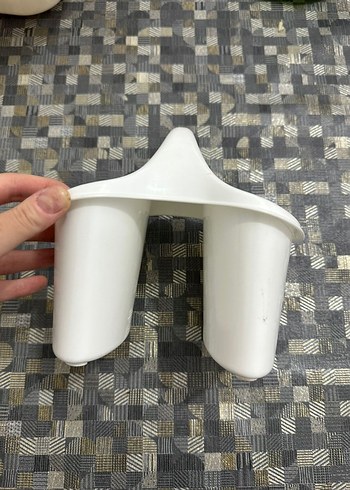 Pastel Desenli Beyaz Kimyonluk - Görsel 5