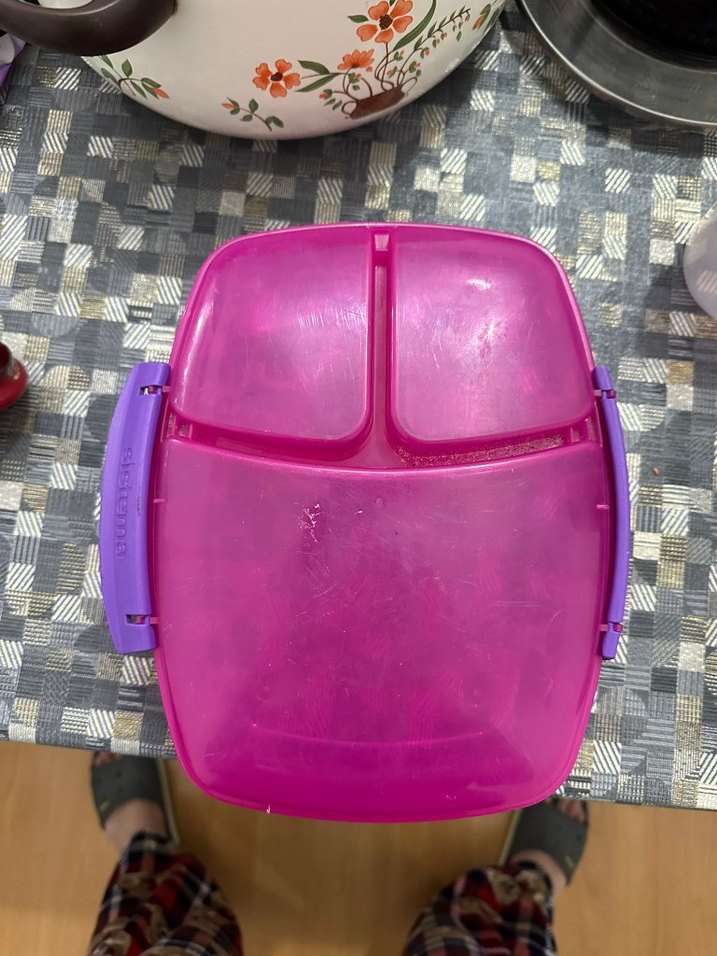 Pembe Bölmeli Yemek Kabı - Görsel 2