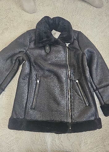 s Beden Stradivarius İçi suni kürklü biker ceket