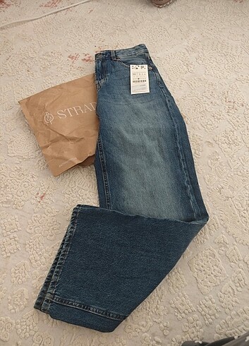 Stradivarius d92 straight wide pantolon 