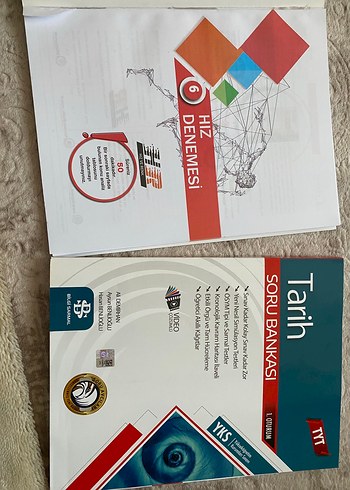 Bilgi sarmal Tarih Soru Bankası ve 6 tane HızRenk türkçe deneme
