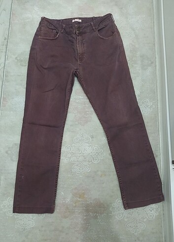 Koton bordo erkek kot pantolon 38-34 beden
