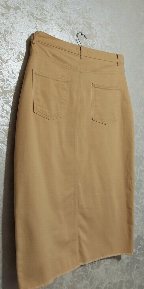 Bej Midi Kadın Etek - Görsel 3