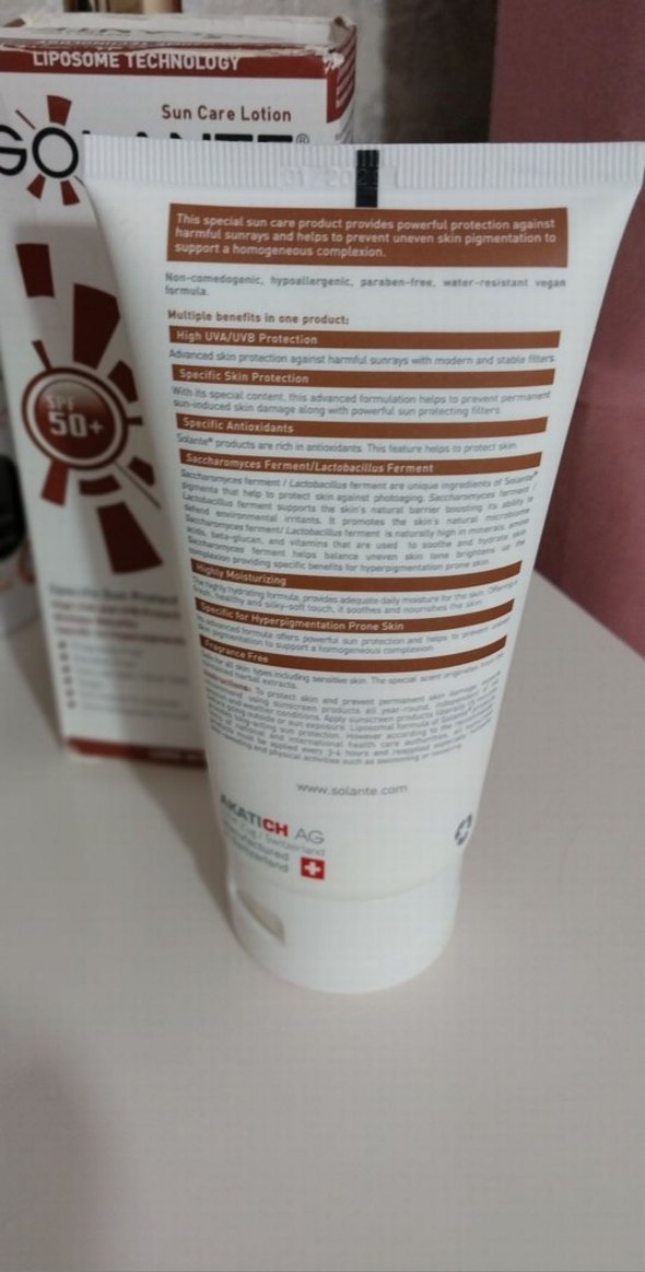 Solante Pigmenta SPF 50+ Güneş Koruyucu Losyon - Görsel 3