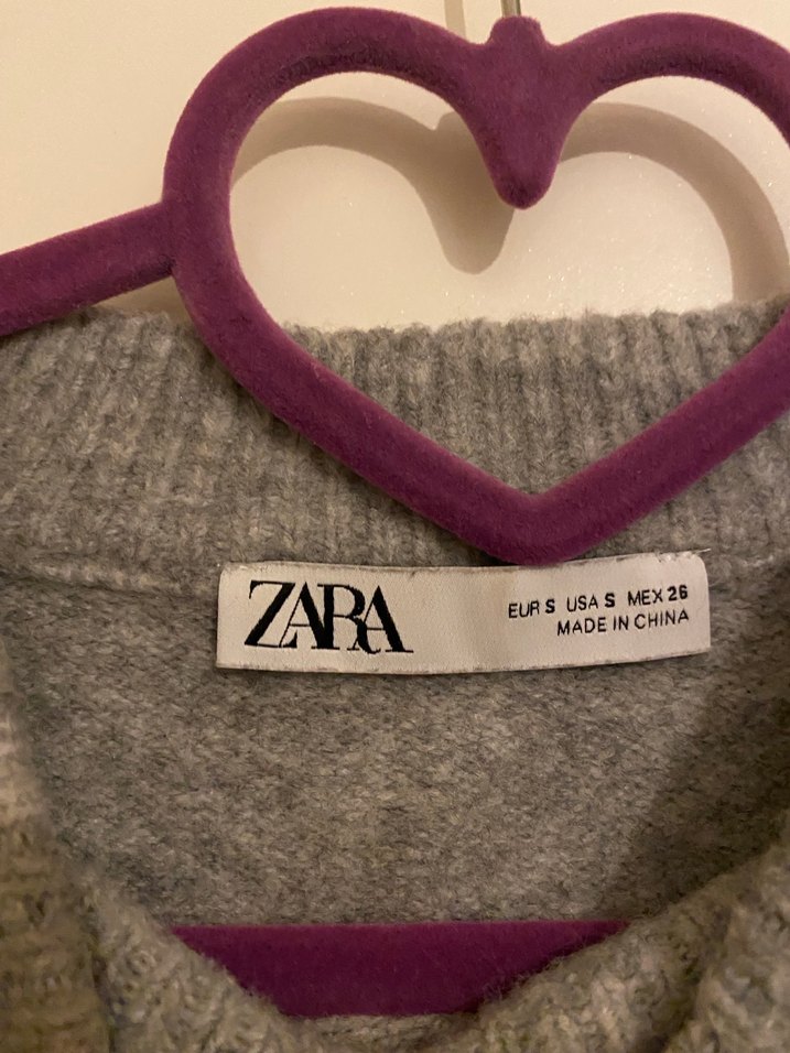 Zara Crop Kazak - Görsel 2