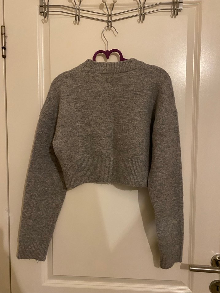 Zara Crop Kazak - Görsel 3