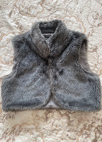 Yelek Crop Kürk - Görsel 2