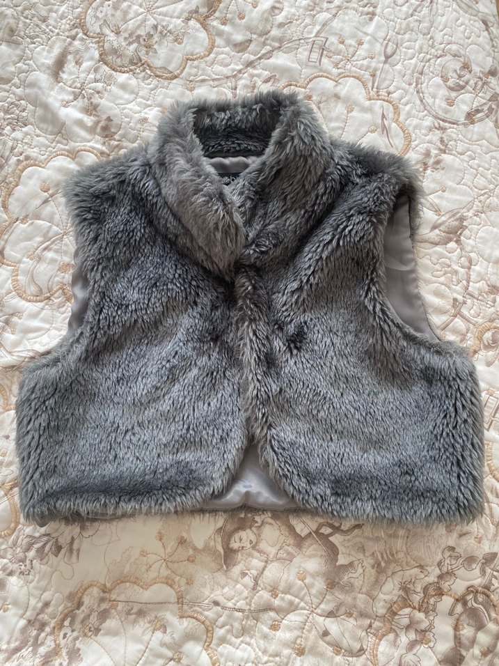 Yelek Crop Kürk - Görsel 2