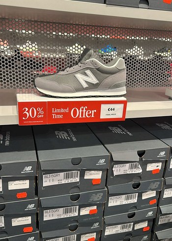 Gri New Balance Spor Ayakkabı Velcro