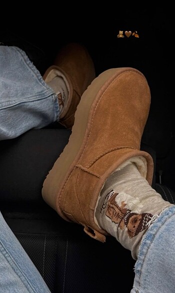 37 Beden camel Renk UGG W Classic Ultra Mini Platform taba