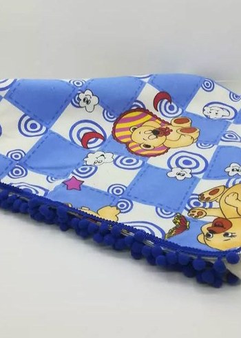 Renkli Mavi Bebek Battaniyesi - Görsel 2