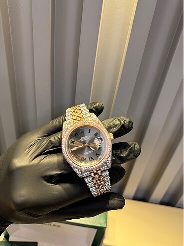 ROLEX Datejust II 41mm Diamond Watch Yurt dışı ürün.