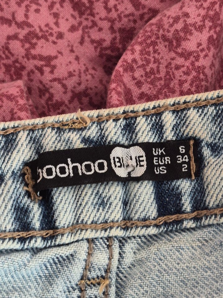 Gevşek Kesim Açık Mavi Denim Pantolon - Görsel 4