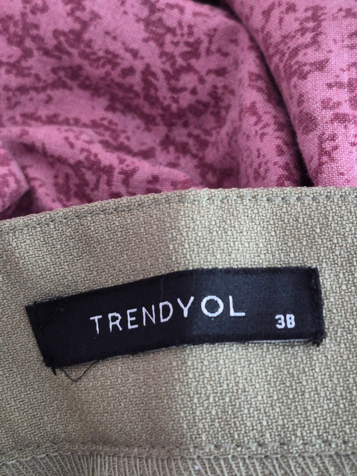 yeşil Kadın Kumaş Pantolon - Görsel 4