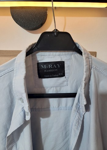 ERKEK SLİM FİT MAVİ GÖMLEK - Görsel 4