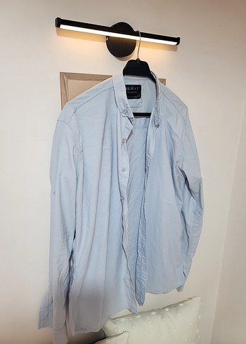 ERKEK SLİM FİT MAVİ GÖMLEK - Görsel 2