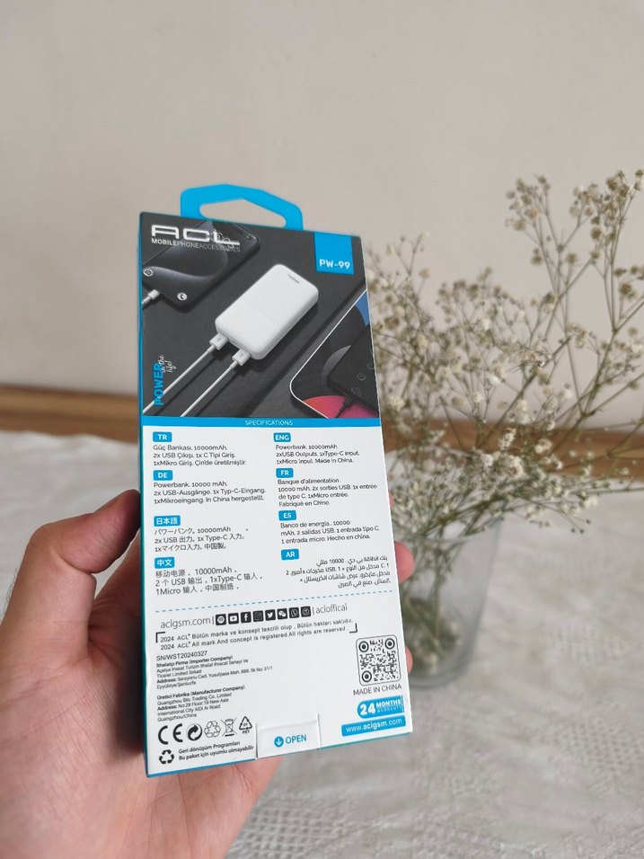 ACL 10.000mAh POWERBANK - Görsel 2