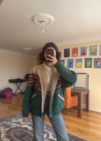 Diğer Kadın Midi Boy vintage ceket