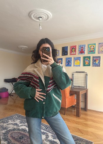 Kadın Midi Boy vintage ceket
