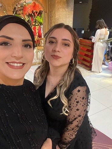 40 Beden siyah Renk Tesettür abiye
